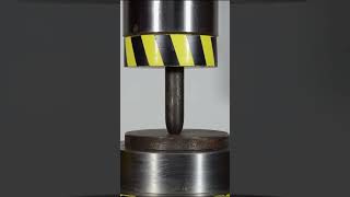 Armor Piercing Rounds VS Metal Armor hydraulic press [upl. by Amerd]