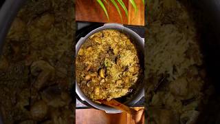 mushroom biryani  mushroom biryani recipe  mushroom green biryani  naati style mushroom biryani [upl. by Ellwood]