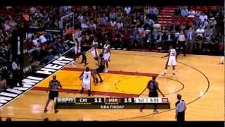 Carlos Boozer dunk attempt on the Heat [upl. by Barbee204]