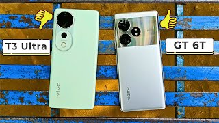 Most SHOCKING😱  VIVO T3 Ultra vs Realme GT 6T  Camera and Speed Test🔥 [upl. by Hartmann323]