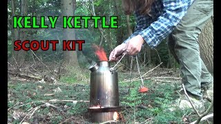 Kelly Kettle Scout Camp Kettle Survival Stove [upl. by Ginnifer]