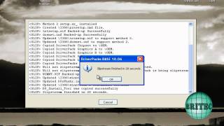 How to Integrate DriverPacks into Windows XP Vista 7 by Britec [upl. by Atinaujnas]