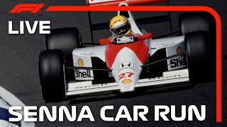 LIVE Sennas Iconic 1990 Championship Car Laps Interlagos amp Drivers Parade [upl. by Argyle]