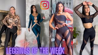 Top 10 Leggings Outfits Of The Week  GRWM Blog How To Style Leather Leggings Right [upl. by Mulloy]