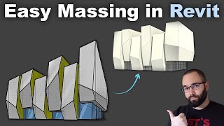 Easy Massing in Revit Tutorial [upl. by Sudnak]