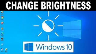 HOW TO CHANGE SCREEN BRIGHTNESS IN WINDOWS 11 [upl. by Ahsya525]