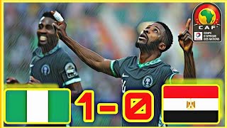 NIGERIA VS EGYPT 10 HIGHLIGHTS  AFCON 2022  POSTMATCH REACTION  KELECHI IHEANACHO  ELO [upl. by Wons823]