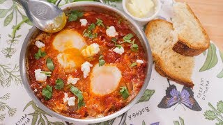 Shakshuka  Eggs Poached in Spiced Tomato Sauce  Pais Kitchen [upl. by Sayed]