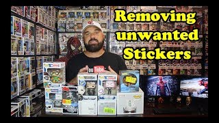 Removing Walmart stickers from Funko Pop boxes [upl. by Pike691]