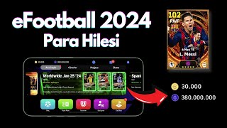 Efootball 2024 Para Hilesi  Efootball 2024 Mobile HileKanıtlı [upl. by Nosnibor739]