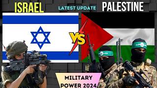 ISRAEL vs PALESTINE Military Power 2024 [upl. by Chere]