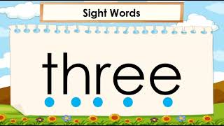 Sight words part 1 [upl. by Aivonas]