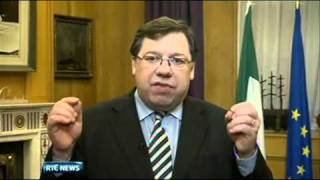 Six One News Brian Cowen Interview [upl. by Odragde824]