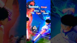 Neo Drive Tiger Twin Shoot captaintsubasa anime captaintsubasariseofnewchampions [upl. by Melliw]