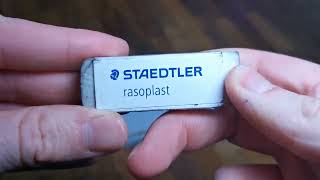 Staedtler Large Pencil Eraser Review [upl. by Olshausen523]