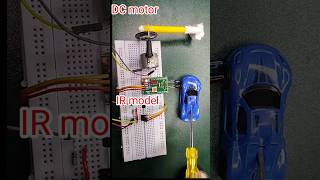 DC motor with IR sensor working [upl. by Aneerb]