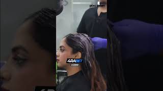 Lakshana Serial Actress Sukrutha Nag Hair Cutting and New hair Style Instagram Reels✨❤😍 [upl. by Gayner254]