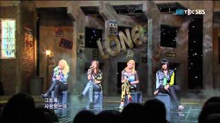 SBS 2NE1  Lonely 인기가요 0529 [upl. by Okramed]