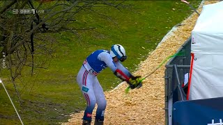 Alexander Steen Olsen  Ausraster beim Saisonfinale Saalbach 2024 [upl. by Oalsinatse]