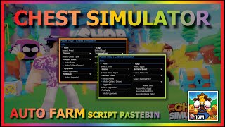 CHEST SIMULATOR Script Pastebin 2023 AUTO FARM  AUTO HATCH  AUTO UPGRADE amp MORE [upl. by Tenrag]