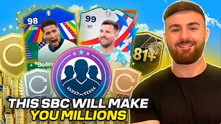 This SBC will make you MILLIONS How to FARM COINS EASILY in EAFC 24 LAZY method [upl. by Onfroi]