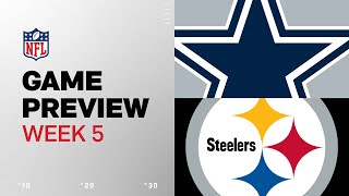 Dallas Cowboys vs Pittsburgh Steelers  2024 Week 5 Game Preview [upl. by Levram]