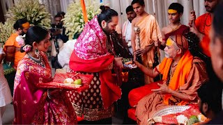 FULL VIDEO  Anant Ambani amp Radhika Merchant Shubh Ashirwad Ceremony [upl. by Enitsenrae661]