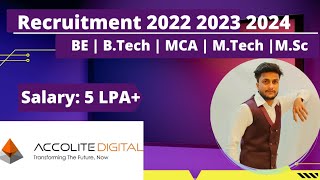 Accolite Digital Mass Hiring For 2024 2023 2022 Batch  Digital Recruitment 2023  Accolite [upl. by Clougher]