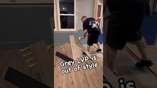 Removing grey luxury vinyl plank flooring the easy way diy homeimprovement flooring [upl. by O'Carroll]