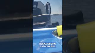 Running Out the Tidewater 2500 Carolina Bay with Yamaha F300 DES Engine Top Speed [upl. by Nydnarb]