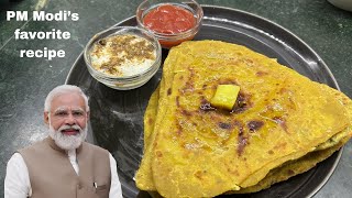 PM Modis Favorite Moringa Drumstick Paratha  Healthy Recipe  Breakfast [upl. by Hanauq597]