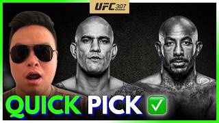 UFC 307 QUICK PICK Breakdown Pereira vs Rountree Jr [upl. by Noirred832]