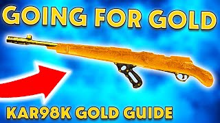 FASTEST WAY TO GET KAR98K GOLD  GOLD CAMO GUIDE – COD VANGUARD [upl. by Nivlam81]