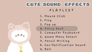 Cute Sound Effects for Editing  No copyright [upl. by Aloel]