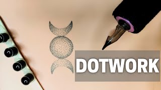 Tattoo Shading Techniques  DOTWORK [upl. by Lyudmila]