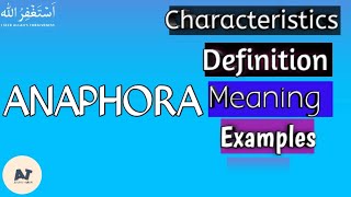 What is Anaphora in literature  Anaphora figure of speech [upl. by Sisak]