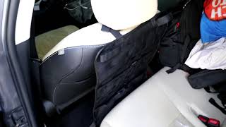 Tactical Seat Back Organizer Car Seat Cover [upl. by Ayalat274]