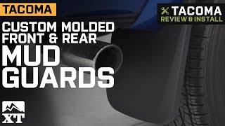 Tacoma Custom Molded Front amp Rear Mud Guards 20162020 Review amp Install [upl. by Hemetaf466]