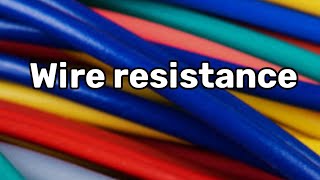 Resistance of a Wire  Tagalog [upl. by Nimaynib]