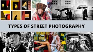 What are all the TYPES of Street Photography you can do [upl. by Eetsirk723]