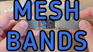 Staib 41mm milanese mesh watch band review and comparison to other mesh straps [upl. by Guilbert]