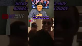 Nicky jam tuvo muy buena relacion con p diddy [upl. by Corley]