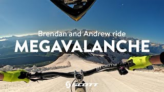 Brendog and Andrew Neethling take on Megavalanche 2024 [upl. by Malynda]