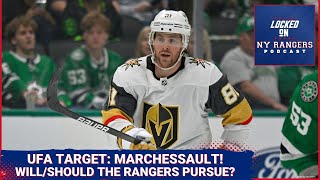 Rangers UFA Target Jonathan Marchessault And is there ANY chance Alex Wennberg is back next year [upl. by Corydon]