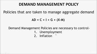 Demand Management Policies [upl. by Okin456]