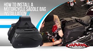 How to Install a Motorcycle Saddlebag Installation Tutorial  ChapMotocom [upl. by Neely]