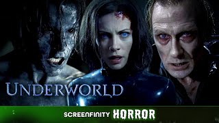 Final fight between vampirewerewolf hybrid and a vampire ft Bill Nighy  Screenfinity Horror [upl. by Didi]