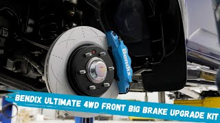 The NEW Bendix Ultimate 4WD Front Big Brake Upgrade Kit [upl. by Plusch]