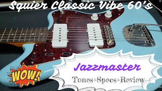 Squier Jazzmaster Classic Vibe 60s Review [upl. by Adekam722]