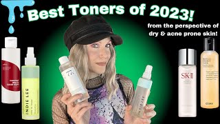 The BEST Toners  2023 Best Skincare Products [upl. by Eerolam]